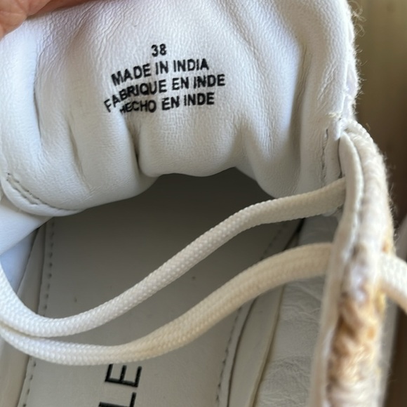 Free People Cream and White Crochet Sneakers - Picture 11 of 13